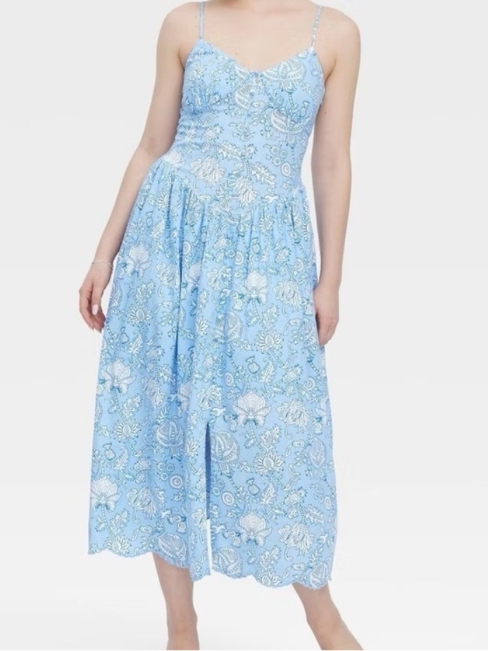 NWT! Roller Rabbit for Target Drop Waist Midi Dress Size Small
